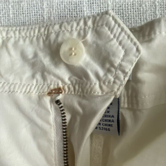 Caribbean Joe White Cotton Pants Cargo SZ 12P - Picture 12 of 12